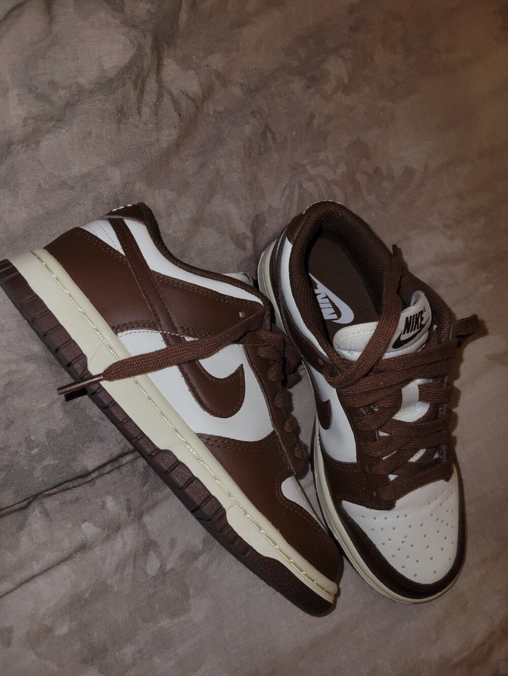 Nike Dunks Low Sail/Coconut Milk/Cacao Wow Size 5 Women